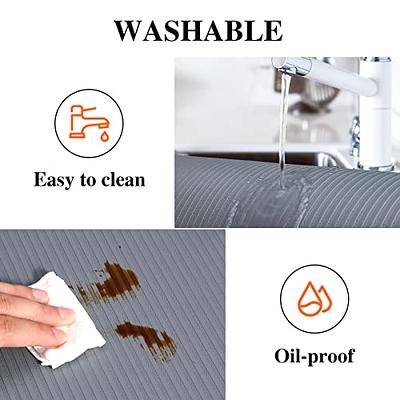 Glotoch Non Adhesive Shelf Liners for Kitchen Cabinets, 17.5 x 30 FT  Drawer Liners for Kitchen, Non Slip Cabinet Liners for Shelves, Waterproof  Shelf