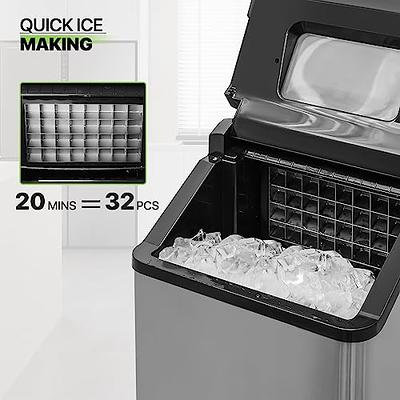 Costway Ice Maker Machine Countertop 33 LBS/24 H Ice Cube Maker w