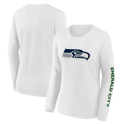 Seattle Seahawks Men's Long Sleeve Angle Tee - Black/White/Grey – Refried  Apparel