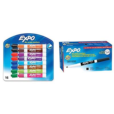 Scribbledo 4 Pack Dry Erase Markers Fine Tip Black Color Low Odor Whiteboard  Markers with Eraser Cap - Yahoo Shopping