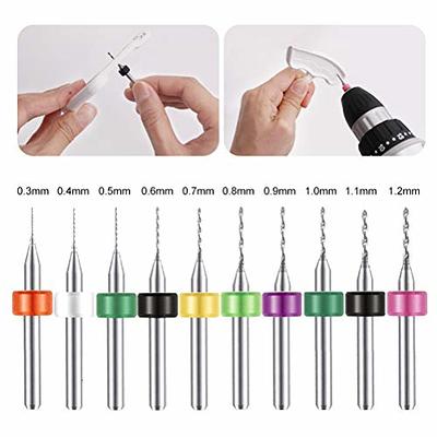 Leifide Electric Resin Drill Set, Including 300 Gold Silver Eye Screws, 10  Twist Drill Bits Tools