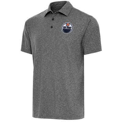 Antigua Detroit Tigers Gray/Black Answer Polo