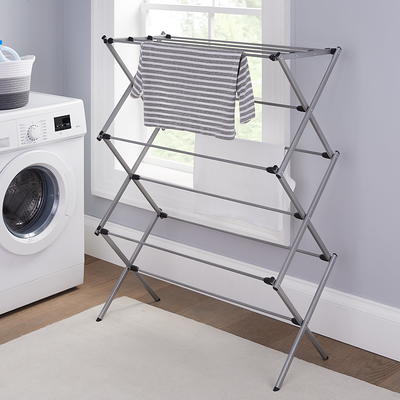 Greenway Home Products X-Large Stainless Steel Fold Away Laundry Rack