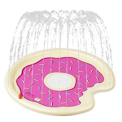 Inflatable Sprinkler Pool for Kids 3 in 1 Baby Pool Outdoor Splash Pad for  Toddlers Fun Water Toys for Babies Children Boys Girls Backyard