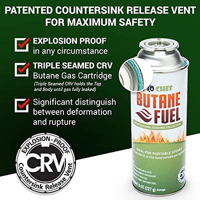 Butane Fuel Canister - 8 oz.