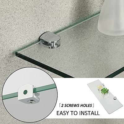 How to Install a Floating Glass Shelf