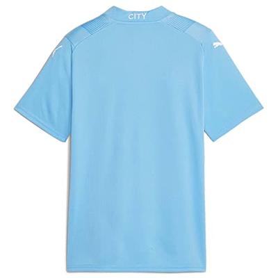 : Manchester City FC Men's 2023/24 Replica Long Sleeve Home Soccer  Jersey - Team Light Blue - Size: S : Sports & Outdoors