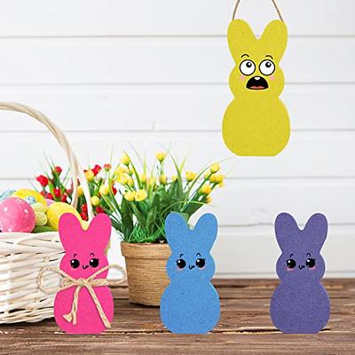 New Easter DIY Easter Basket Filler Personalization Kit Easter for Kids  Easter Crafts Wooden Ornaments Easter Ornaments Unfinished Wooden Eggs 