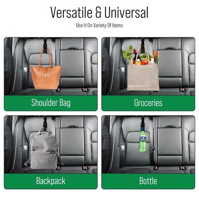 Lebogner Universal Fit Car Seat Headrest Hooks For Storage - 4 Pack : Target