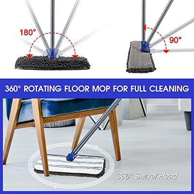 Microfiber Mops for Floor Cleaning, Double-Sided Flip Mop, Dust