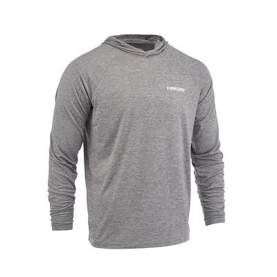 Men's X-Large Gray Performance Long Sleeved Hoodie Shirt - Yahoo