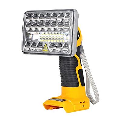 18W 2000LM Cordless LED Work Light for Black and Decker 20V