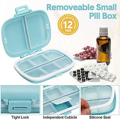 Travel Pill Case, Small Pill Box - Dtouayz Portable Pill Container for  Purse or Pocket, Daily Medicine Organizer Waterproof 4 Compartment Compact  Pill Holder for Vitamins, Supplements, Medication - Yahoo Shopping