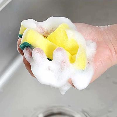 2Pcs Pan Pot Dish Wash Sponges Household Cleaning Tools Kitchen