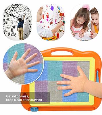Kids Magnetic Drawing Board Colorful Erasable Doodle Board