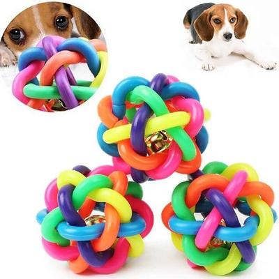 Petsrook Ball Toy Interactive Dog Toys with Fun Squeaky Chewing Training  Teeth