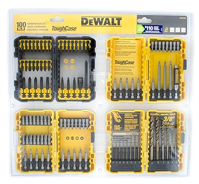 DeWalt DWANGFT100SET 100-Piece FlexTorq Impact Ready Screwdriving Bit Set w/  Case - Yahoo Shopping