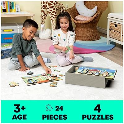 Bluey 3 Wood Puzzles Jigsaw Puzzle Bundle