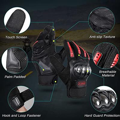 Motorcycle Full Finger Gloves Rubber Protective Gear Enduro Racing