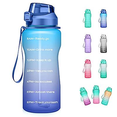 Esgreen 32 oz Motivational Water Bottles With Time Maker, Big 1000ml  BPA-free Plastic Water Jugs For Men Women, No Straw Leak-proof Sturdy  Drinking Bottles With Strap For Sports Workout Gym Travel 