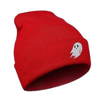 Y2K Gothic Knitted Beanie Bonnet Womens Casual Winter Warmth Hat