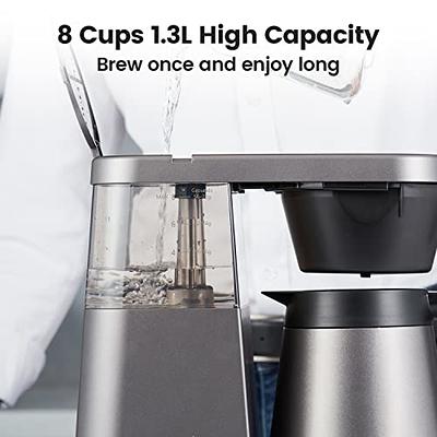 KOOFFEE Coffee Maker, One-button Brew, Essense-T 8 Cups 1.3L