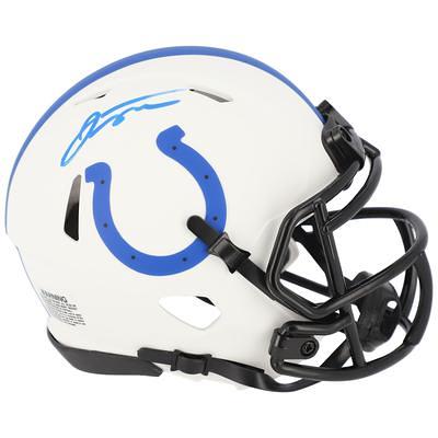 Terrace Marshall Jr. Carolina Panthers Autographed Riddell Lunar Eclipse  Alternate Speed Replica Helmet