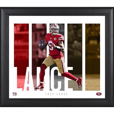 Seattle Seahawks vs. San Francisco 49ers Fanatics Authentic Framed 10 x 20 House Divided Football Collage