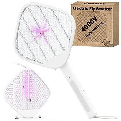 Black+decker Bug Zapper Tennis Racket, Battery Powered Zapper, Mosquito and Fly Swatter