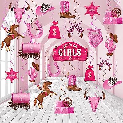 20PCS/set Cowgirl Straw Charms Toppers Decorations Pink Cow Girl Straw  Cover Accessories Cow Girl Party Straw Toppers Decorations Cute Aesthetic  Stuff