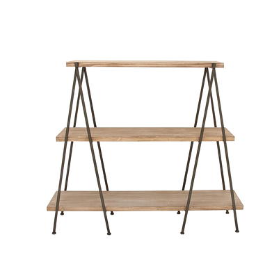 72 Farmhouse 4 Tier Shelf Brown - Olivia & May