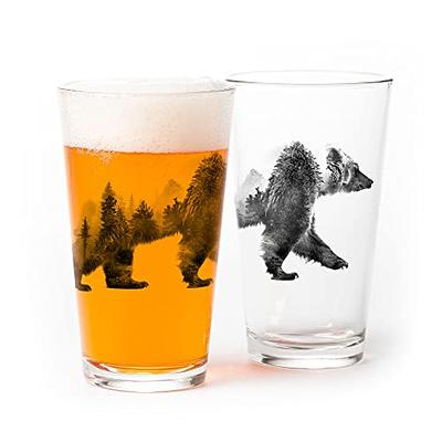 16OZ ALE PINT GLASSES. SET OF 2.