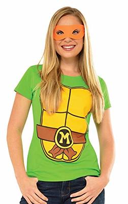 TMNT Teenage Mutant Ninja Turtles Leonardo Costume Unisex Adult Sublimated  Halloween Costume T Shirt (Large) White (Front/Back) - Yahoo Shopping