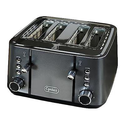 iSiLER 2 Slice Toaster Wide Slot Toaster Compact Bread Toaster with Removal  Tray for sale online