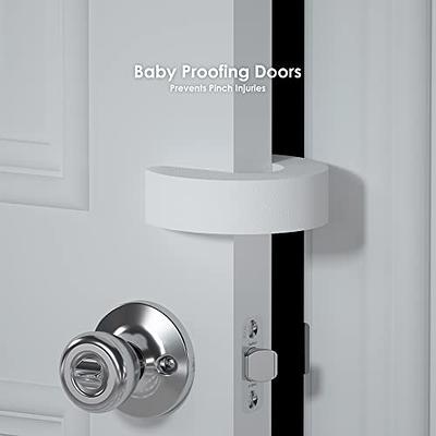  Neobay Child Proof Door Strap with Silicone Door Stopper. No  Need for Baby-Gate. Keep Toddler Out and Let Cat in. Prevents Finger Pinch  Injuries. : Baby