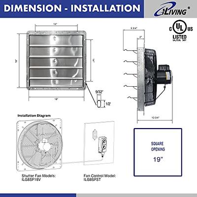 iLiving Thermostat and Humidistat Control