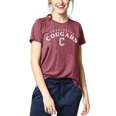 Men's League Collegiate Wear Heather Maroon Charleston Cougars