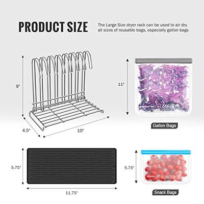 Baby Bottle Drying Rack, Large, Blue, Countertop Drainer Mat and Dryer  Stand for Infant Dishes, Bottles and Accessories 