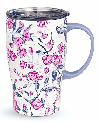 Vera Bradley Cold Drink Tumbler Plastic Floral Cup Lid Straw