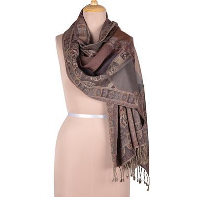 Louis Vuitton Monogram Bliss Stole Brown Cotton