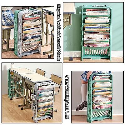 5 Tier Rolling Utility Cart Desk Organizers and Accessories Mobile