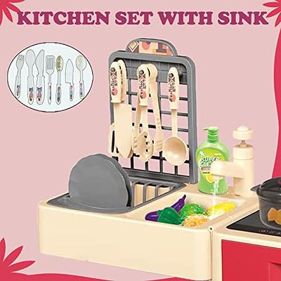 Yalujumb Kitchen Appliances Toy,Kids Kitchen Pretend Play Set with