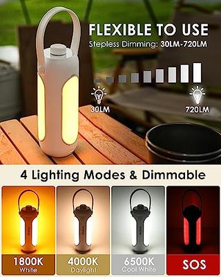 Portable Led Camping Lantern - Ultra Bright Usb Rechargeable Solar Battery  Powered Lantern Flashlight, For Camping, Hiking, Shed During Power Outages