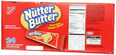 Nutter Butter Cookies, Sandwich, Peanut Butter, King Size! - 10 pack, 3.5 oz packs