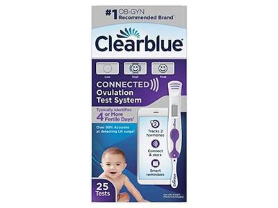  Clearblue Advanced Digital Ovulation Test, Predictor Kit,  featuring Advanced Ovulation Tests with digital results, 10 Ovulation Tests  (Pack of 1) : Health & Household