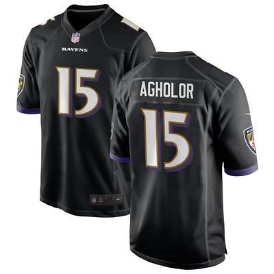 Men's Nike White Baltimore Ravens Custom Game Jersey