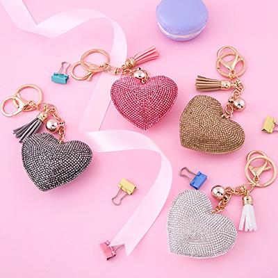 Suweibuke Cute Beige Key Chains for Women Girls, Initial Letter Keychains  with White Tassel, Charms for Key Handbags Backpacks (M) - Yahoo Shopping