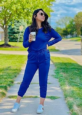 PRETTYGARDEN Women's 2024 Fall Two Piece Outfit Long Sleeve Crewneck  Pullover Tops and Long Pants Tracksuit (Blue,3X-Large) - Yahoo Shopping