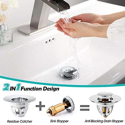 Bathroom Sink Drain Pop Stopper, Bath Stopper Drain Filter