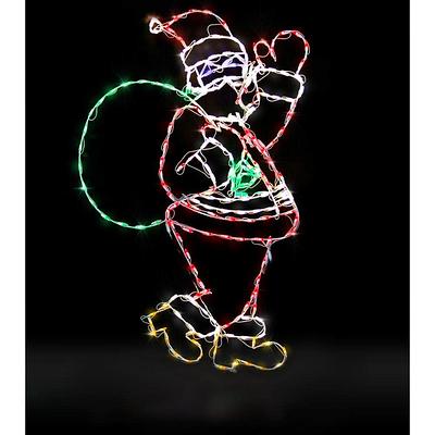 HOLIDYNAMICS HOLIDAY LIGHTING SOLUTIONS 12 in. Red Outdoor Christmas  Structural Bow with Gold Center Stripe 60070 - The Home Depot